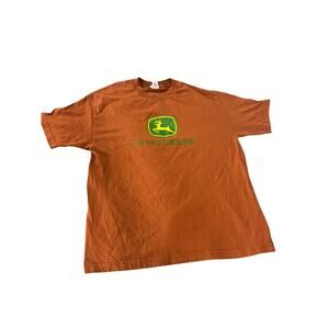Vintage 2001 John Deere T-Shirt L 🚜 Boxy Y2K Alstyle Blank 🦌 21.5x29
